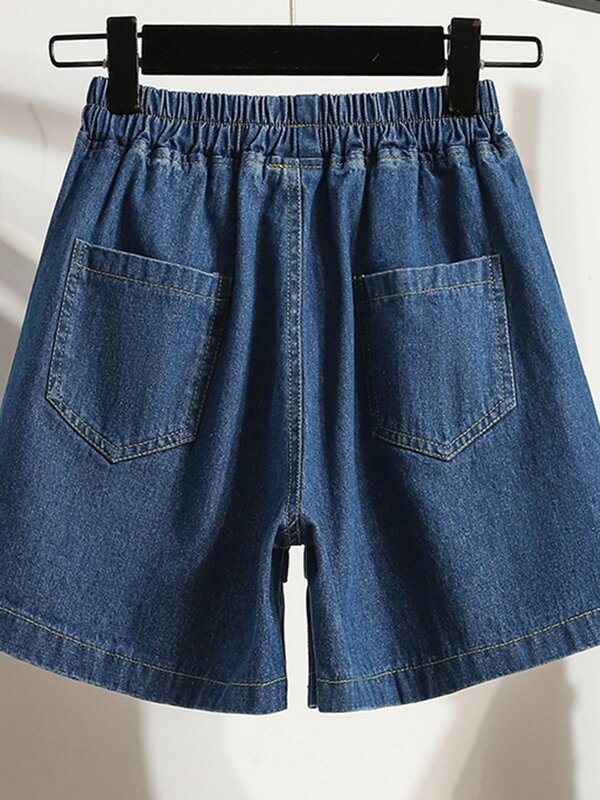 Women Casual Jeans Shorts New Arrival 2023 Summer Korean Style All-match Loose Female High Waist Denim Short Pants