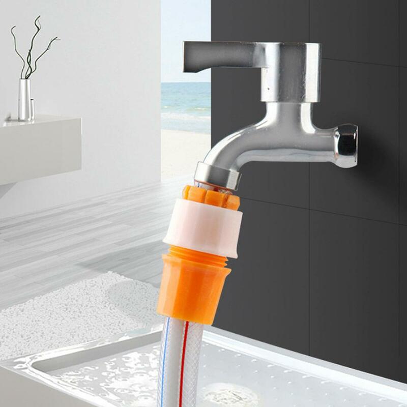 Universal Faucet Interface Água Mangueira Conectores Rápidos, Backflow-Proof Jardim Acessório, Fast Pipe Juntas Irrigação, F4Z6