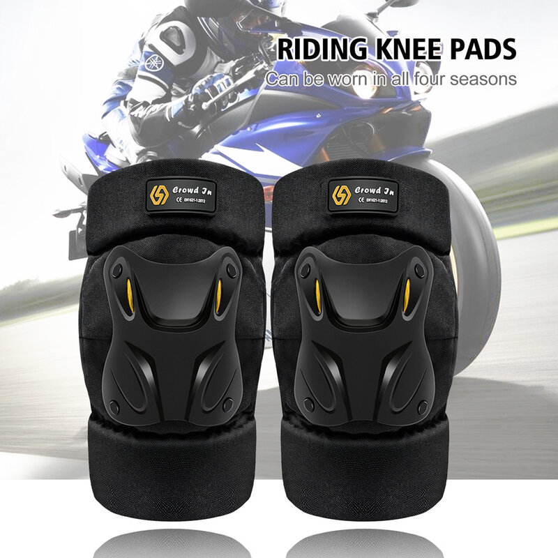 Motorcycle Short Riding Anti-Fall Knee Pads Two-Piece Set