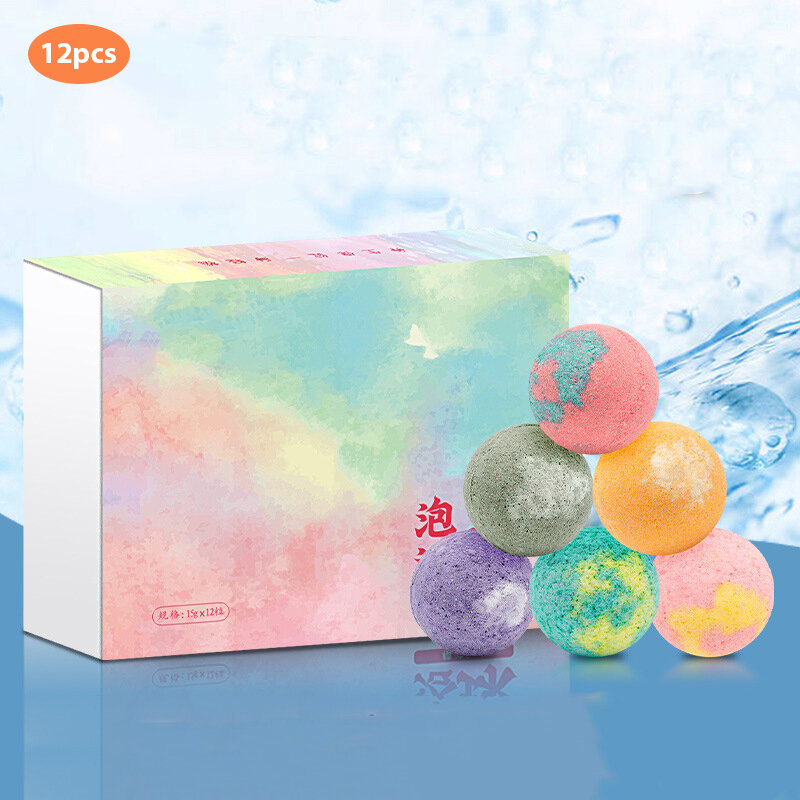 HEIßER 12 teile/satz Organic Bath Geschenk Natürliche Mini Handgemachte Bade Fuß Spa Bombe Feuchtigkeitsspendende