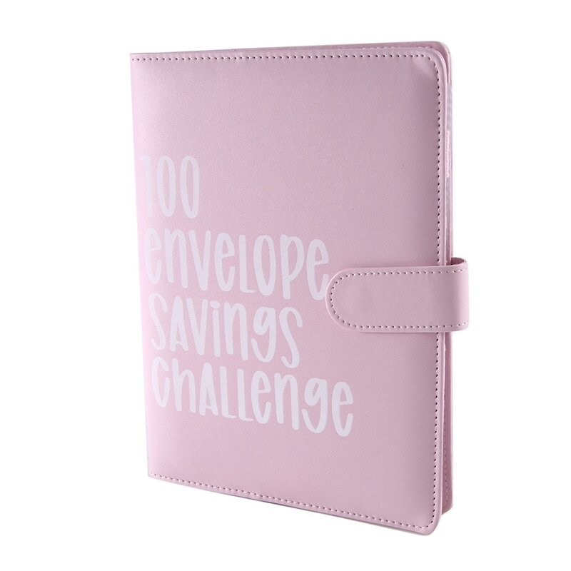 100 Envelopes Challenge Binder, Simple And Interesting Way To Save 5,050, Budget Planning Book Reusable Durable Easy To Use