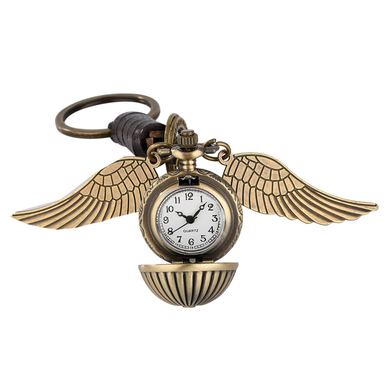 Reloj de bolsillo de cuarzo con llavero para niños y mujeres, reloj de bolsillo con colgante antiguo Retro, regalo de Navidad