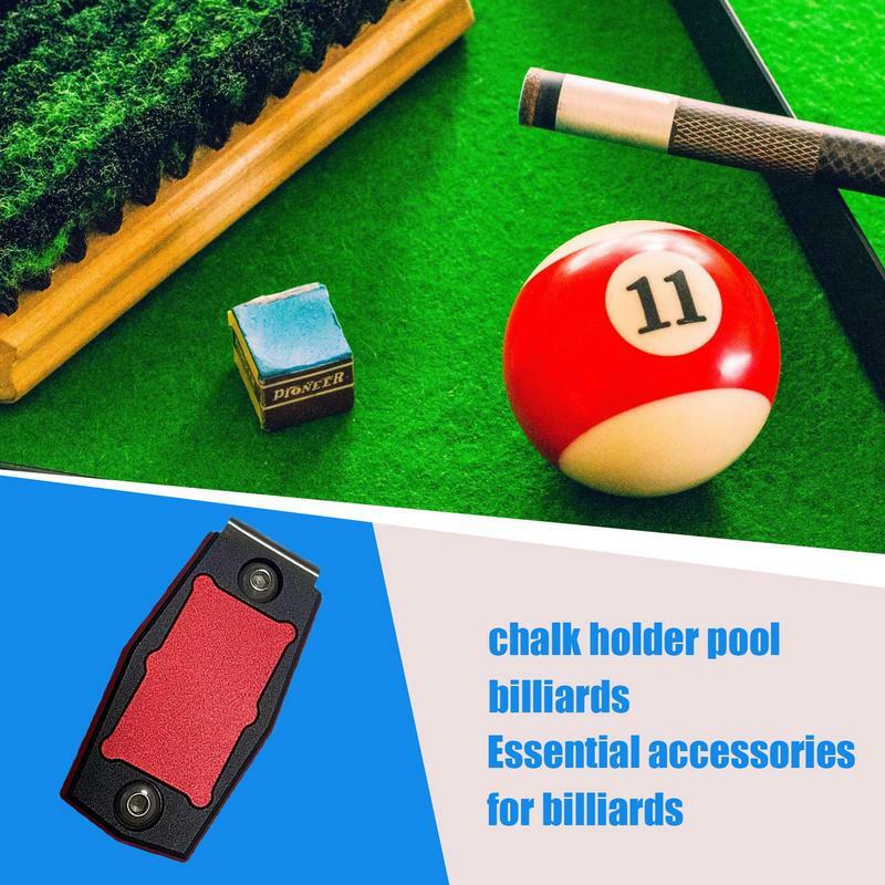 Chalk Holder For Billiards Magnetic Billiard Pool Chalk Holders With Belt Clip Mini Portable Billiard Accessories For Billiard