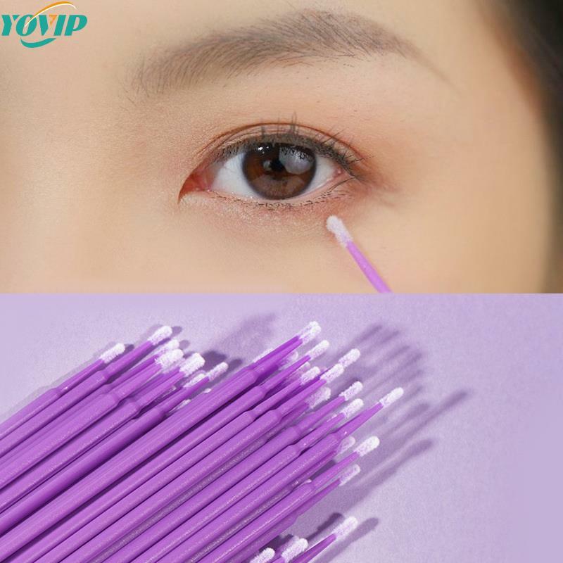 100Pcs Wegwerp Wattenstaafje Wimper Extensions Tools Mascara Applicator Borstel Wimpers Extension Make Applicator Removal Tool