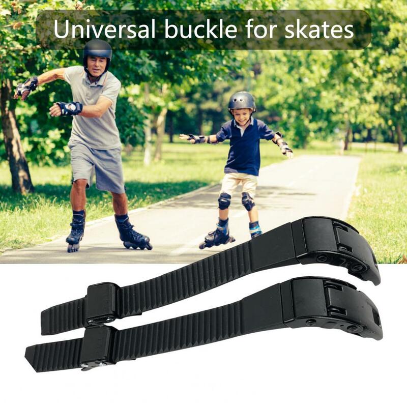 스케이트 고정 홀더 미끄럼 방지 타이트 잠금 맞춤 고정 롤러 스케이트 에너지 스트랩 버클 스케이트 액세서리, 1 세트