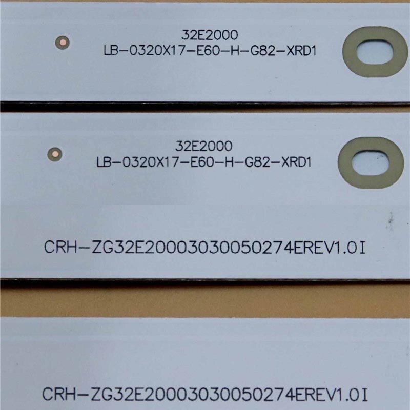 Kits de barras de matriz LED para TV, tiras de retroiluminación de CRH-ZG32E20003030050274EREV1.0, bandas de LB-C320X17-E60-H-G82-XRD1, planchas, reglas, 32E200