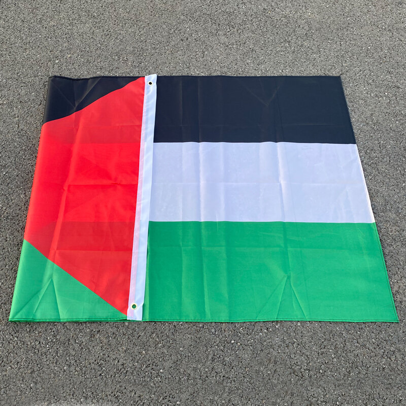 Aerlxemrbrae Bendera 90*150Cm Palestina Bendera Poliester Bendera Kualitas Tinggi