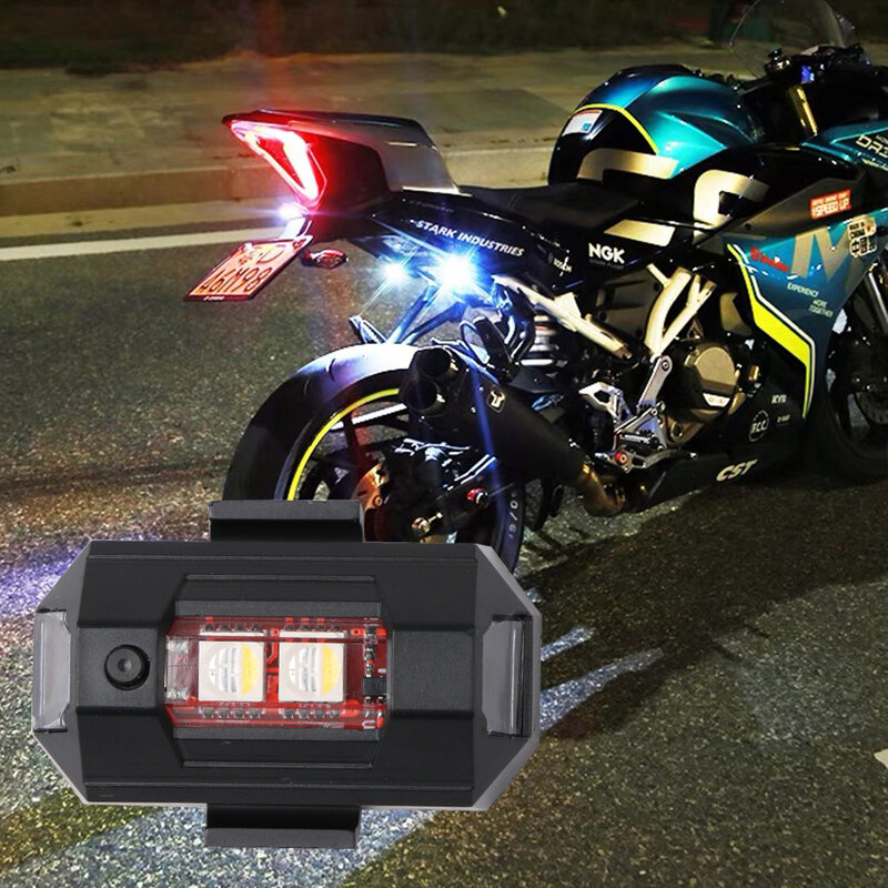 7 kolorów Drone światło stroboskopowe USB LED antykolizyjna rower ogon/Model samolotu noc latania Mini sygnał migające światło ostrzegawcze