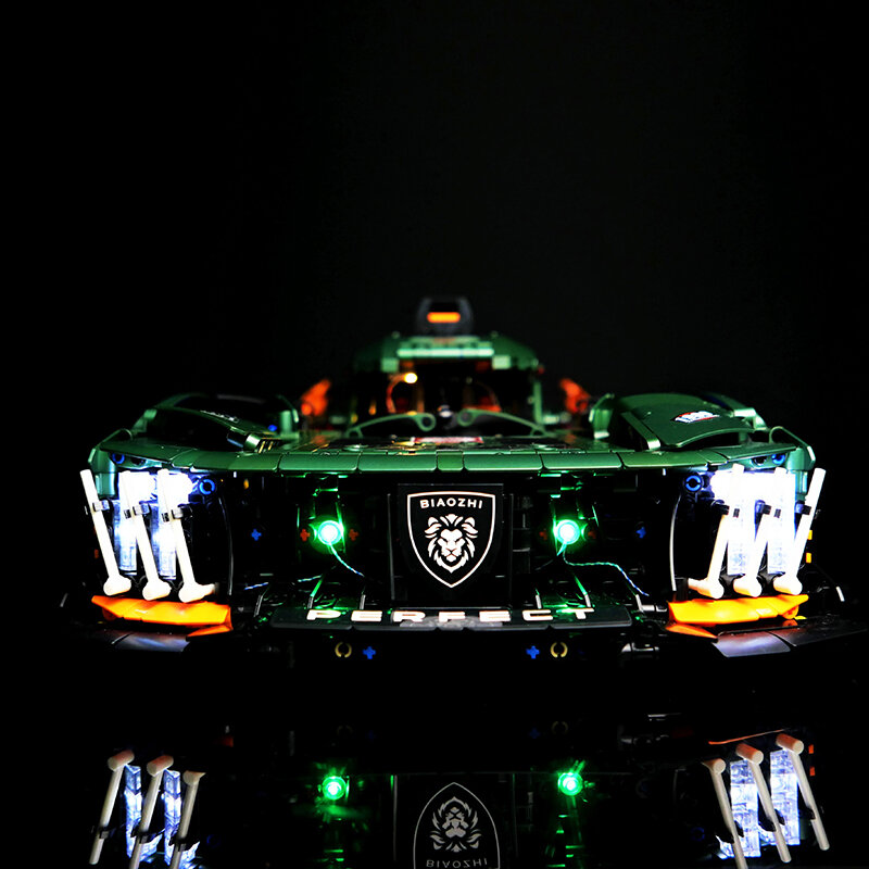 ชุดไฟแอลอีดี RC สำหรับเลโก้10616ของเล่นอิฐบล็อกตัวต่อโมเดลรถยนต์สปอร์ตพิเศษทางเทคนิค (ไฟ LED เท่านั้นไม่มีบล็อค)