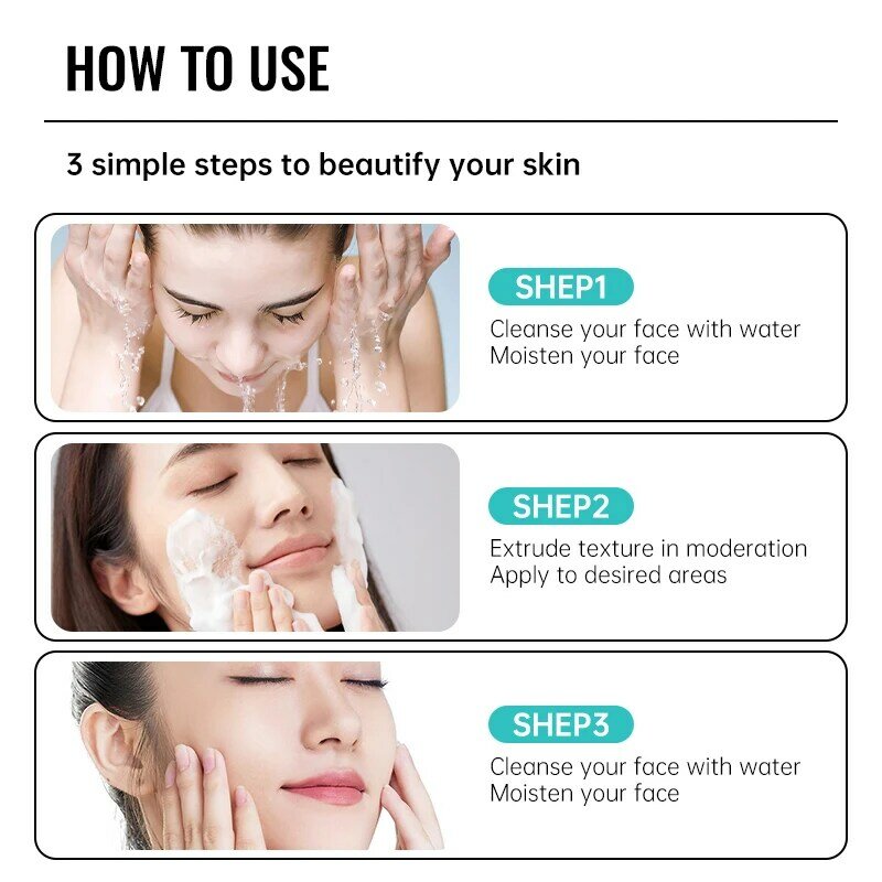 Salicylic Acid Acne Treatment Cream Repair Pimple Spots Deep Cleaning Pore Shrinking Anti-acne Oil Control Moisturizer Skin Care