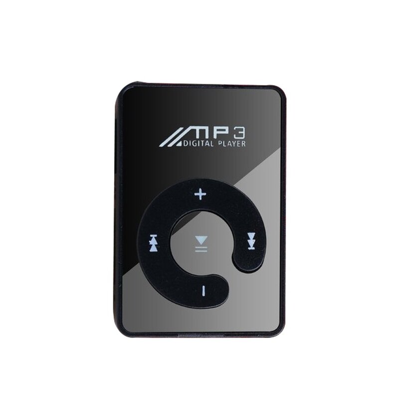 Mini mp3 portátil espelho clipe mp3 player música mídia suporte micro tf cartão de moda alta fidelidade mp3 para esportes ao ar livre conveniência