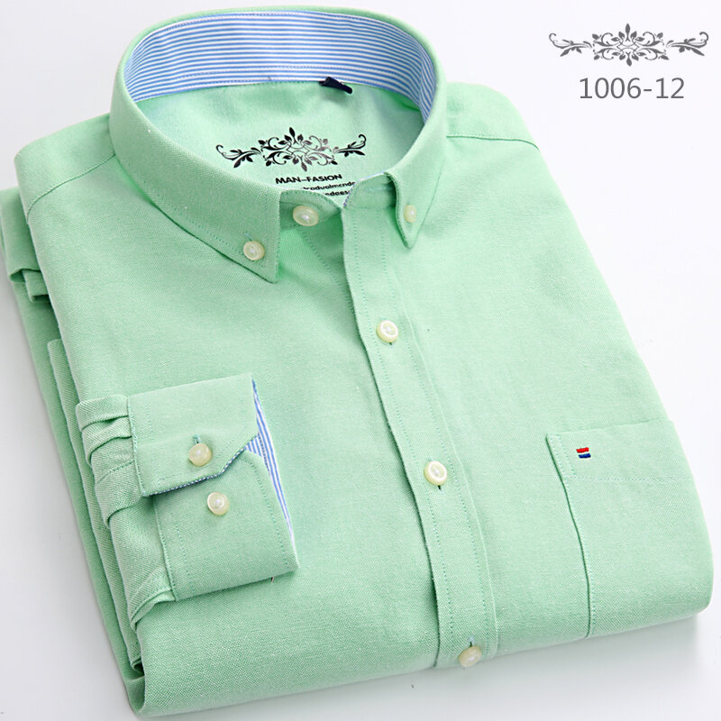 Neu im Hemd Langarm für Männer Slim Fit formelle Hemden weiß Plian Shirt versand kostenfrei Artikel Tops Single Pocket Büro kleidung