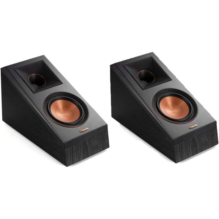 Klipsch Dolby Atmos Surround Sound Speakers, RP-500SA, Ébano 1066507, 1066507