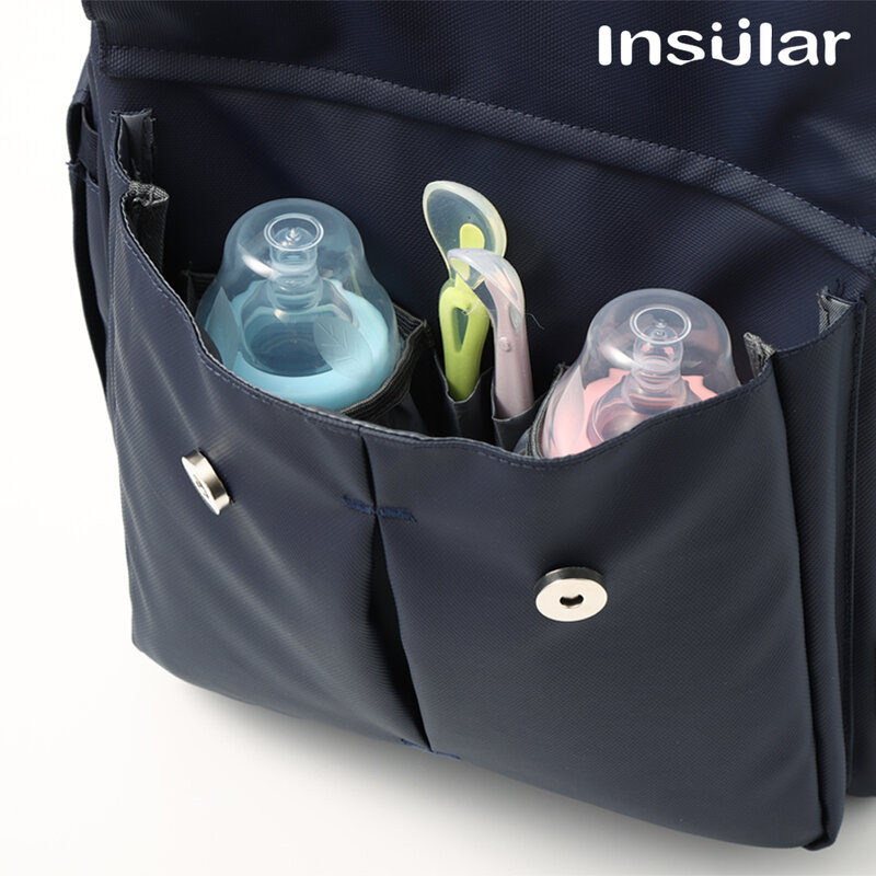 Водонепроницаемый рюкзак для мам, дорожная вместительная сумка для подгузников, с мультяшным дизайном, для ухода за ребенком, сумка для коляски