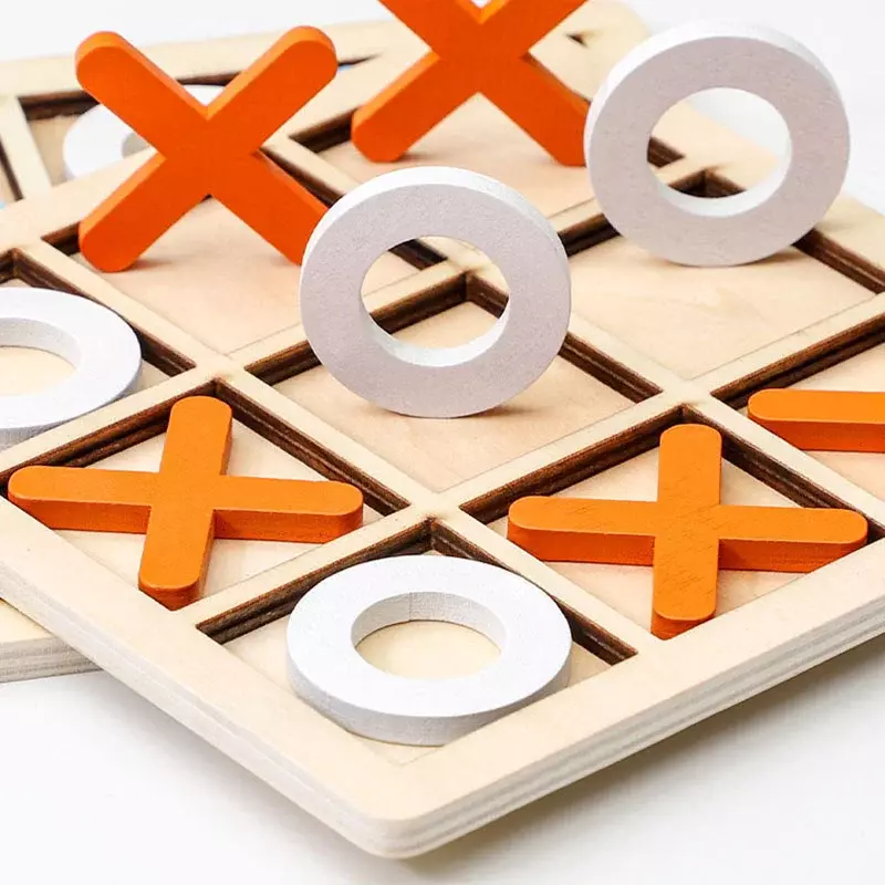 Montessori Holz spielzeug Mini Schachspiel Spiel Interaktion Puzzle Training Gehirn lernen frühe Lernspiel zeug für Kinder Kinder