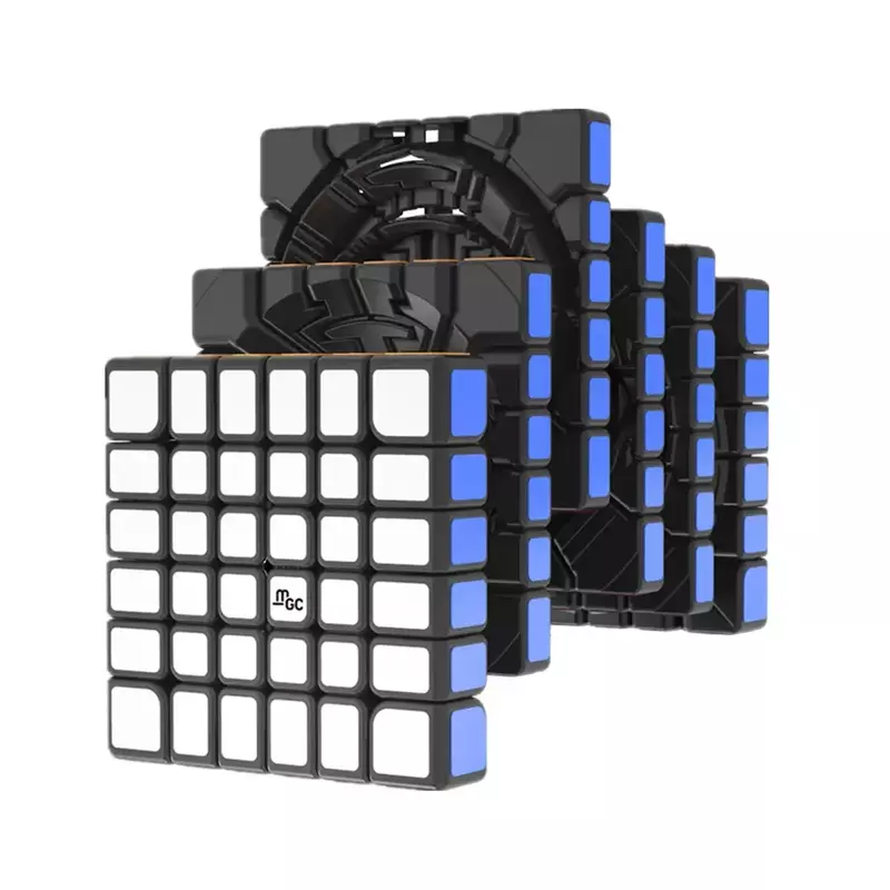 Juguetes magnéticos Megaminxeds, pirámide, Cubo mágico, SpeedCube, serie YJ MGC, versión 6x6 M