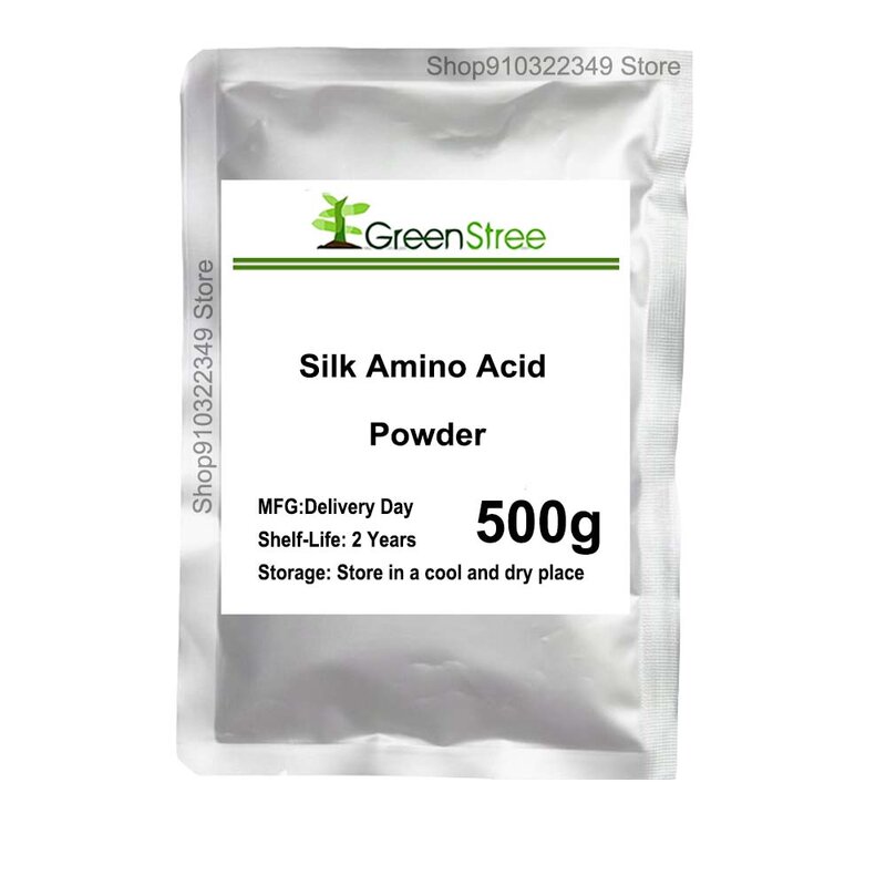 Fibra de polvo de aminoácido de seda de grado cosmético, péptido de seda, proteína de seda hidrolizada, Materia prima cosmética de alta calidad