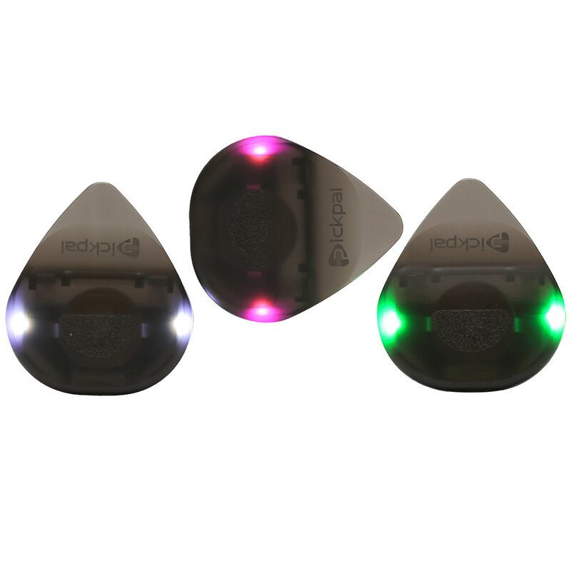 Guitar Touch Luminous Pick with High-Sensitivity LED Light Stringed Instrument Plectrum Non-Slip for Bass Electric Guitarists