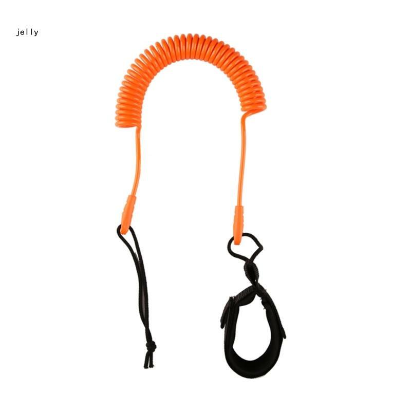 448C Coiled Stand Up Paddle Board Leash Legrope for Paddleboard Longboards Shortboard