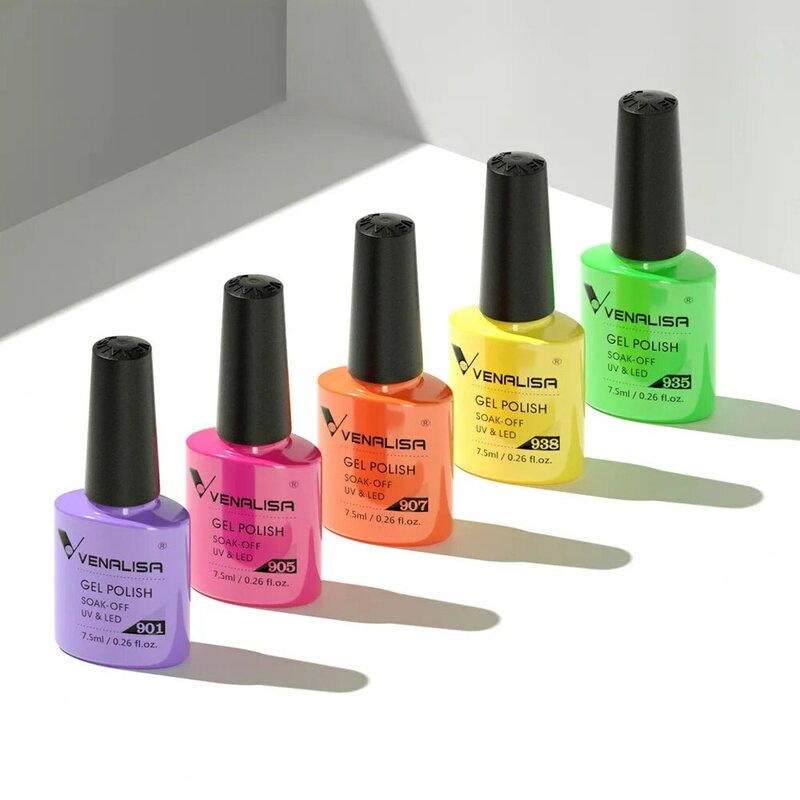 Venalisa-esmalte de Gel para uñas, producto de alta calidad para decoración de uñas, sin olor, orgánico, UV, 60 colores