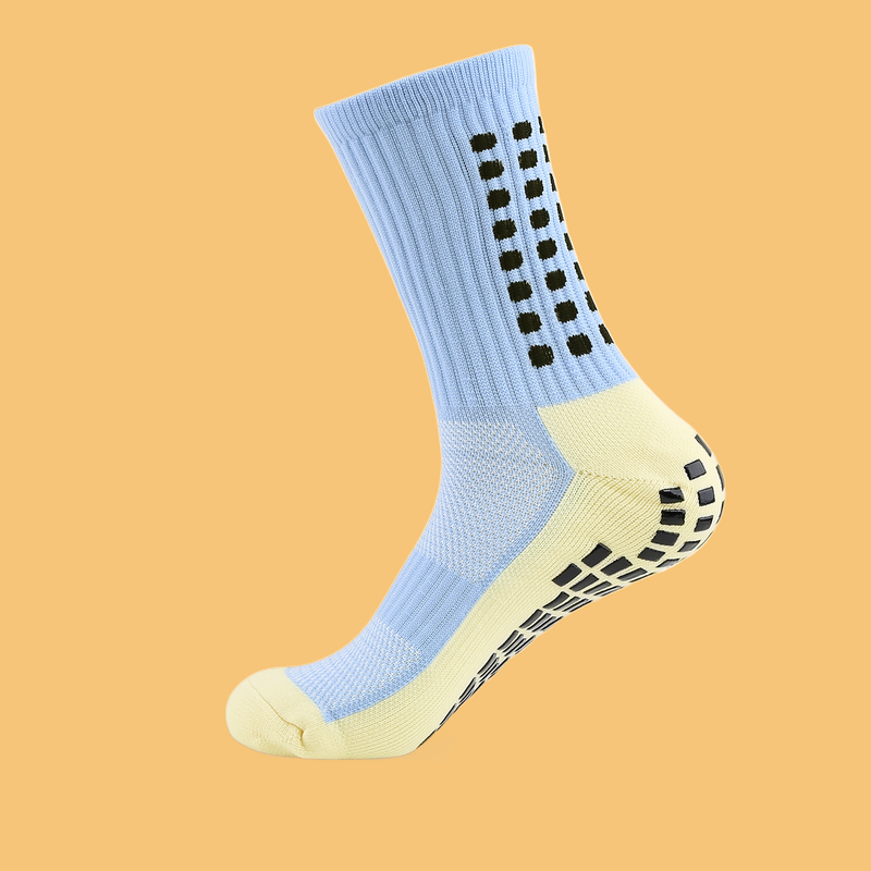 3/5 Pairs 2024 Fashion High Quality Anti-Slip Soccer Socks For Women Men Outdoor Sport Grip Football Yoga High Tube Socks