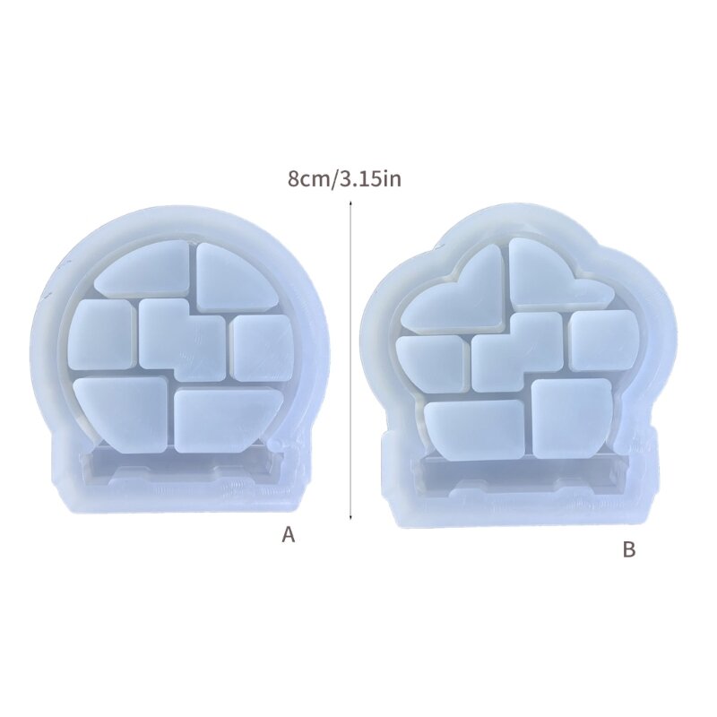 Gliniane formy do jedzenia Uchwyty na zabawki Formy Akcesoria kuchenne Mini formy silikonowe 517F