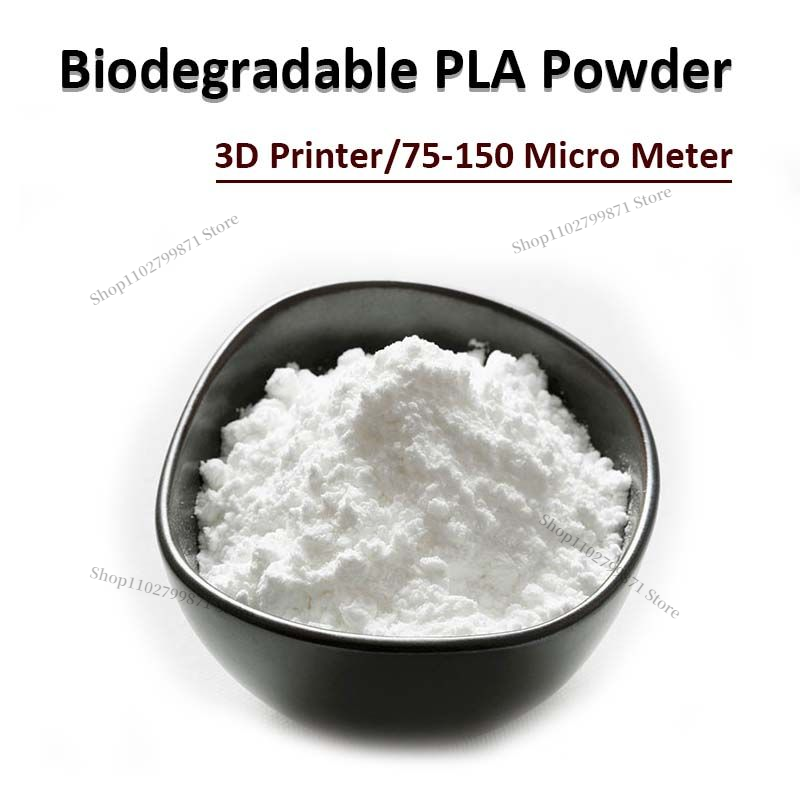 Particules de plastique bionickel ables en poudre PLA, acide polylactique de qualité alimentaire, résine, impression 3D, verrerie GS