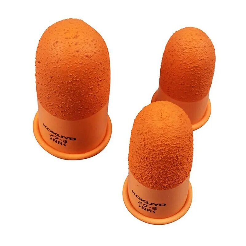 Orange Non-Slip Fingertips Protector, Hand Cover Tool, Contando Fingertips Protector, Luvas Protector, Costura Finger Cots Trabalho