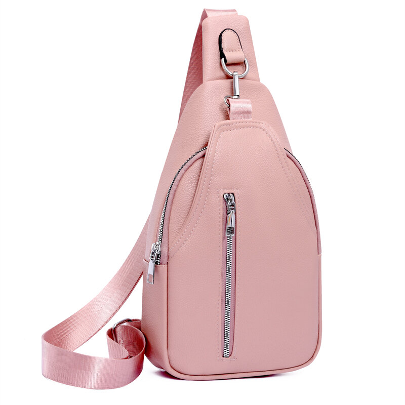 Pu New Waist Packs Zipper Women's Bags on Sale 2024 High Quality High-capacity Waist Packs  Solid Leisure Versatile Poche