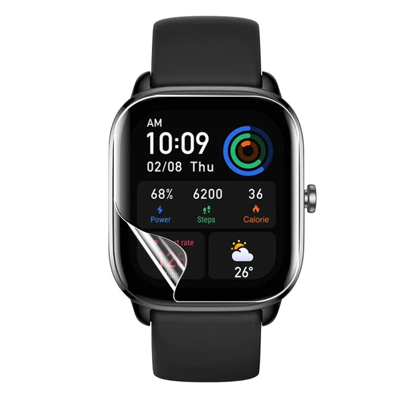 1-10 قطعة قماش من البولي يوريثين الحراري لصناعة المآزر ل Amazfit GTS 3 GTS4 Mini 2Mini واقي للشاشة Smartwatch المضادة للخدش فيلم ل Amazfit GTS3 GTS4