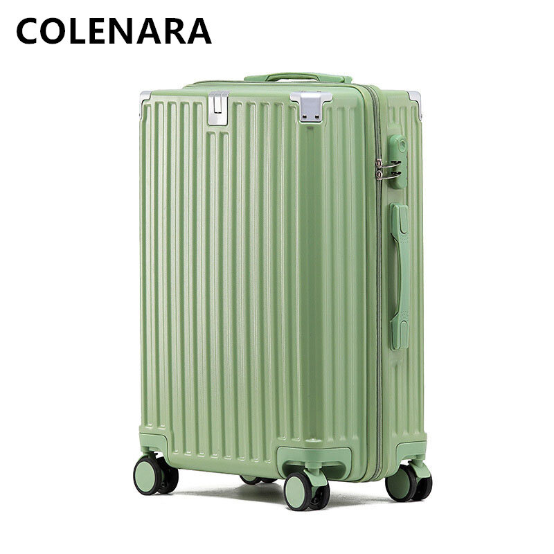 COLENARA 20 "22" 24 "26" 28 Cal PC walizka damska na zamek błyskawiczny torba na pokład męska aluminiowa rama pokrowiec na wózek torby podróżne o dużej pojemności