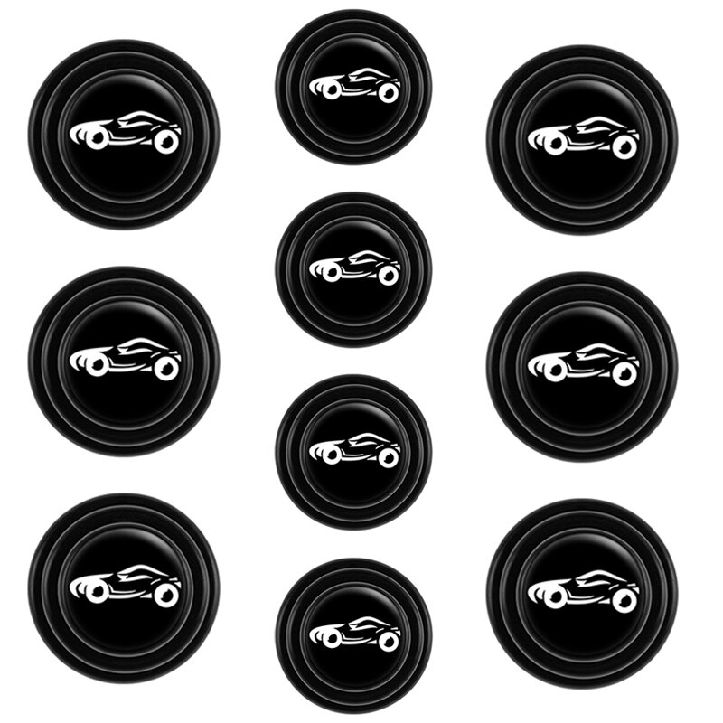 10Pcs Shock Absorber Silicone Protection Sticker Universal Car Door Shock Stickers Absorber Gaskets Auto Exterior Accessories