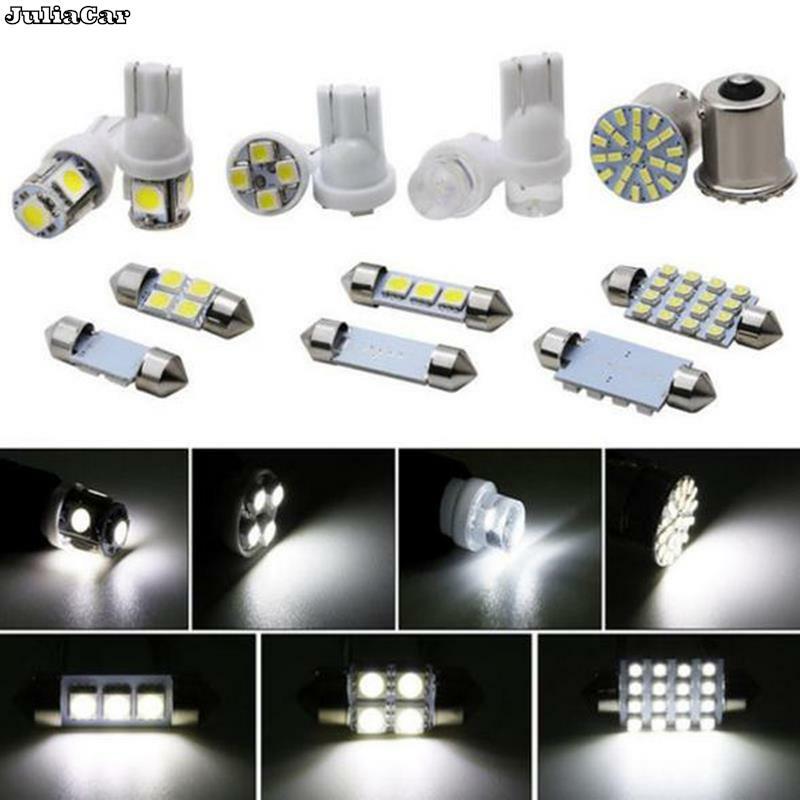 14PCS High Quality Car LED Interior Package For T10 36mm Map Dome License Plate Lights Kit 6000K~8000K