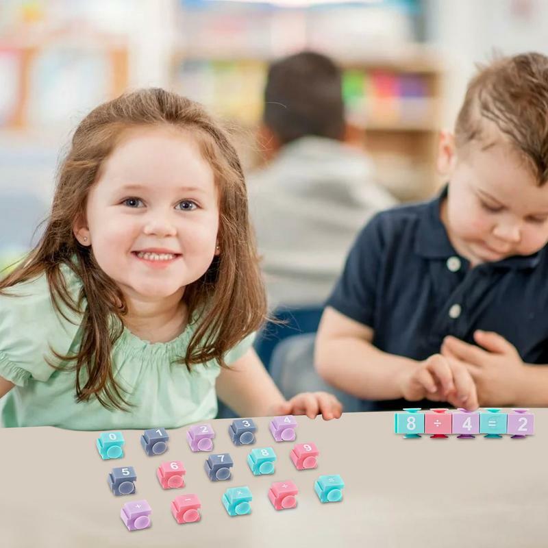 Детский конструктор с буквами и цифрами, 6 месяцев и старше