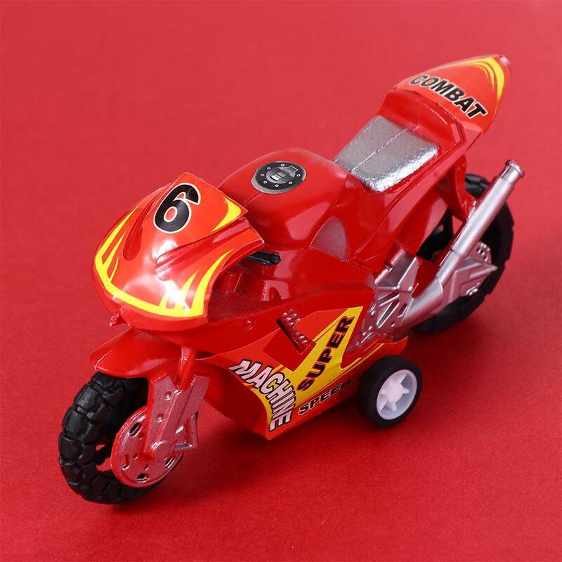 Ornaments Best Gift Plastic For Boys Four-wheel Kids Motorcycle Model Motorbike Model Motorcycle Toy Pull Back Car