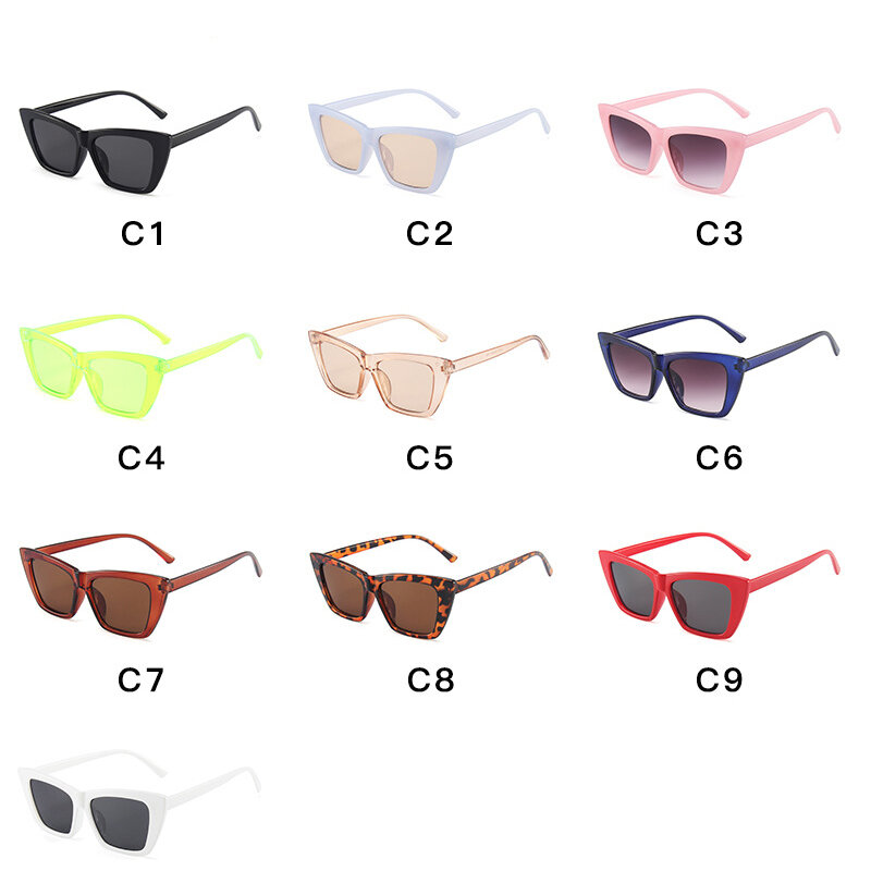 نظارات شمسية مستقطبة مربعة للرجال والنساء ، نظارات شمسية ملونة ، نظارات UV400 ، كلاسيكية ، رياضية ، خارجية ، صيد أسماك ، سفر ، موضة