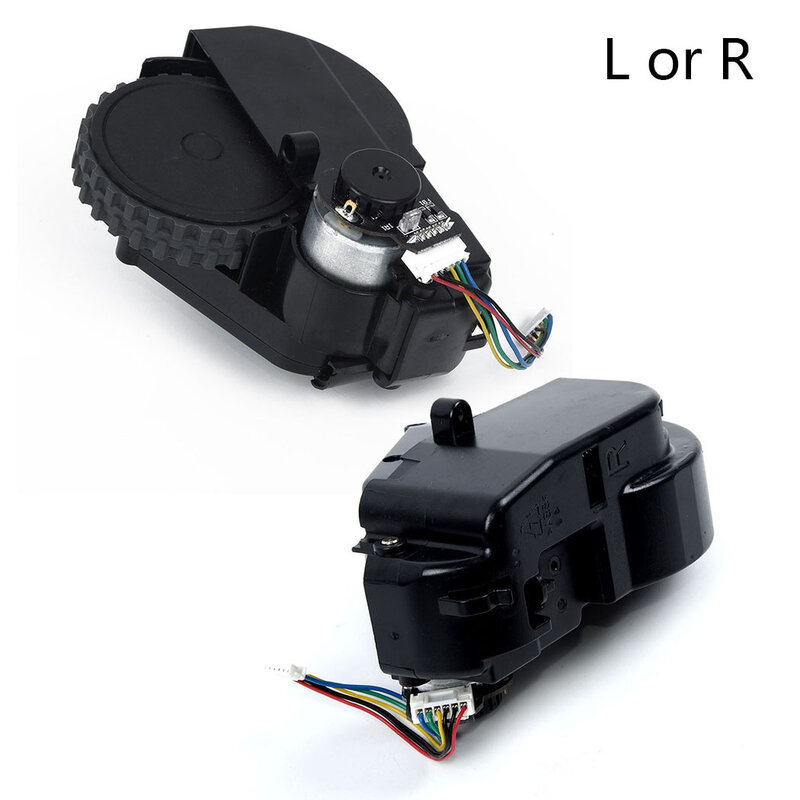 1Pc Stofzuiger Linker/Rechter Wiel Motor Voor Conga 990 Robot Stofzuiger Vervanging Accessoire Zwart