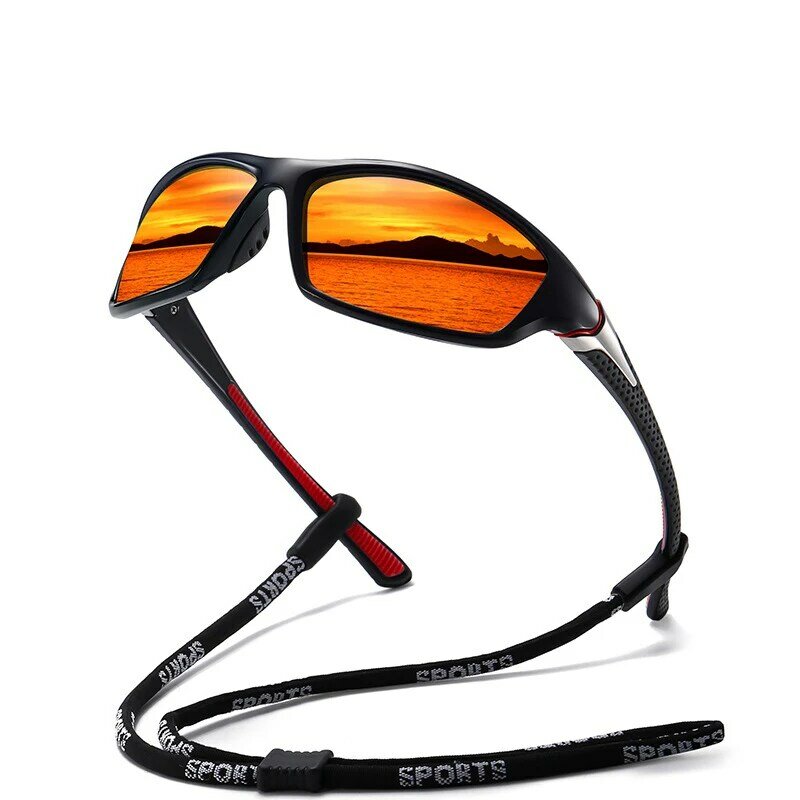 Novos óculos de sol ciclismo esportes ao ar livre óculos pára-brisa óculos unisex esporte sem aro UV400 equitação