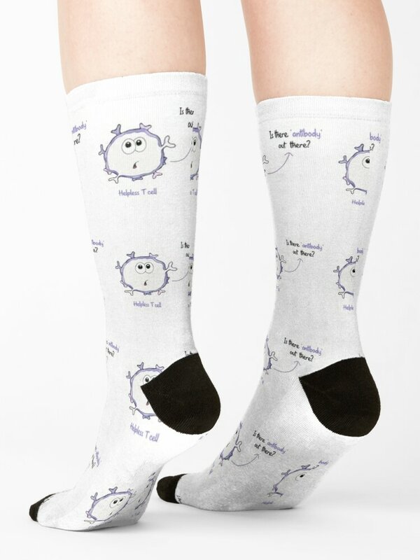 Helpless T cell Is there anybody antibody out there? Socks retro hiphop Socks For Girls Men's