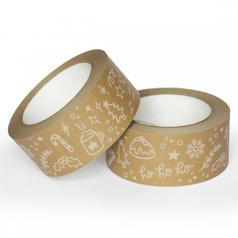 Customized productCustom Logo Printing Shipping Prime Water Activated Packaging Kraft Paper Tape