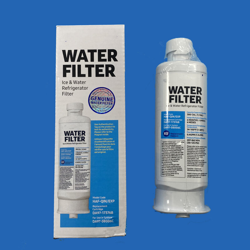 Reemplazo de filtro de agua de refrigerador DA97-17376B/EXP, HAF-QIN, DA97-17376B-WF, DA97-17376B, DA97-08006C, SRF630BFH