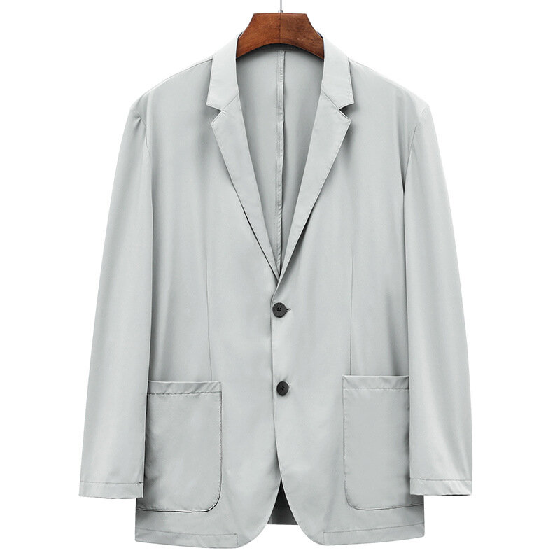 6451-r-Sommer nicht bügeln der einfarbiger Anzug Mantel profession eller Anzug maßge schneider ter Anzug