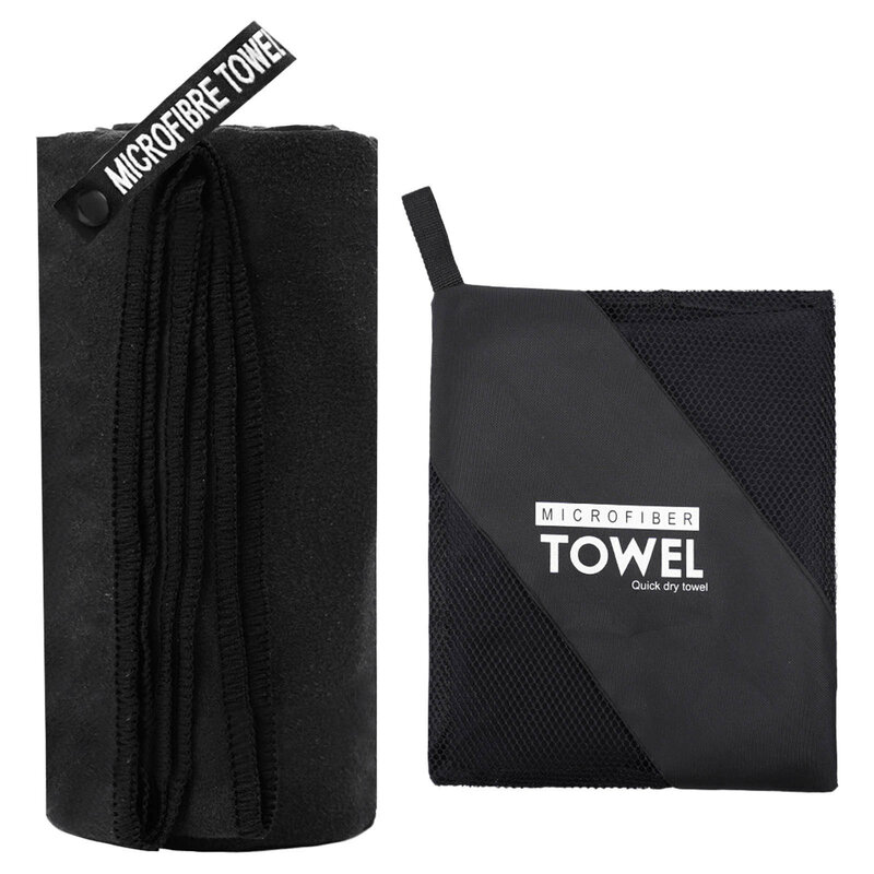 2 Pcs（23.6×48.0inch And 29.9×59.8inch） Microfiber Towel Perfect Travel & Sports & Camping Towel Super Absorbent Suitable For