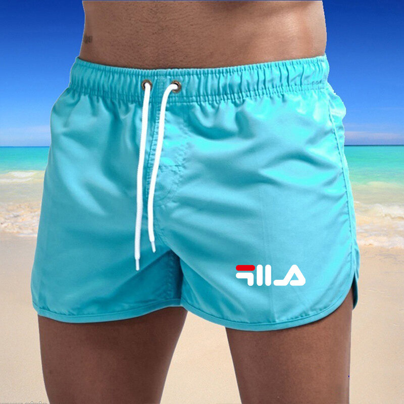2024 Men's Summer Beach Sports Plus Size Breathable Shorts Running Beach Pants