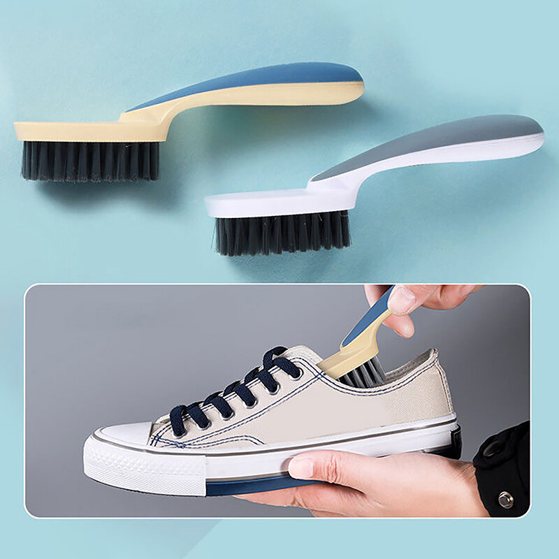 Scrubbing Brush Soft Bristle Laundry Clothes Shoes Scrubber Brush Portable Plastic Hands Cleaning Brush For Kitchen Bathroom