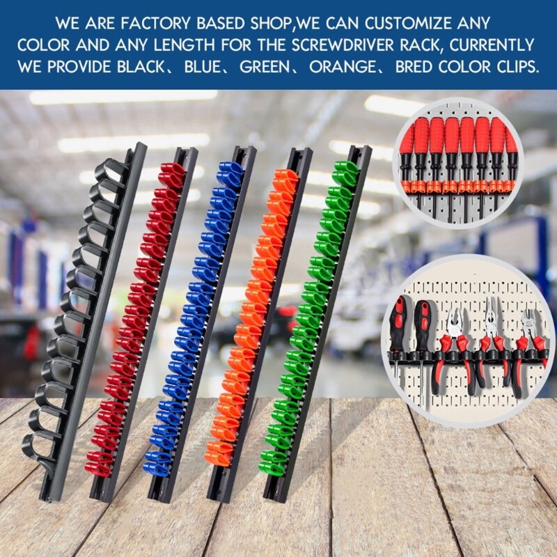 Versatile Tool Holder Screwdriver Organizers for Workbenches Keep Your Workshop Neat and Tidy Hand Tool Holders