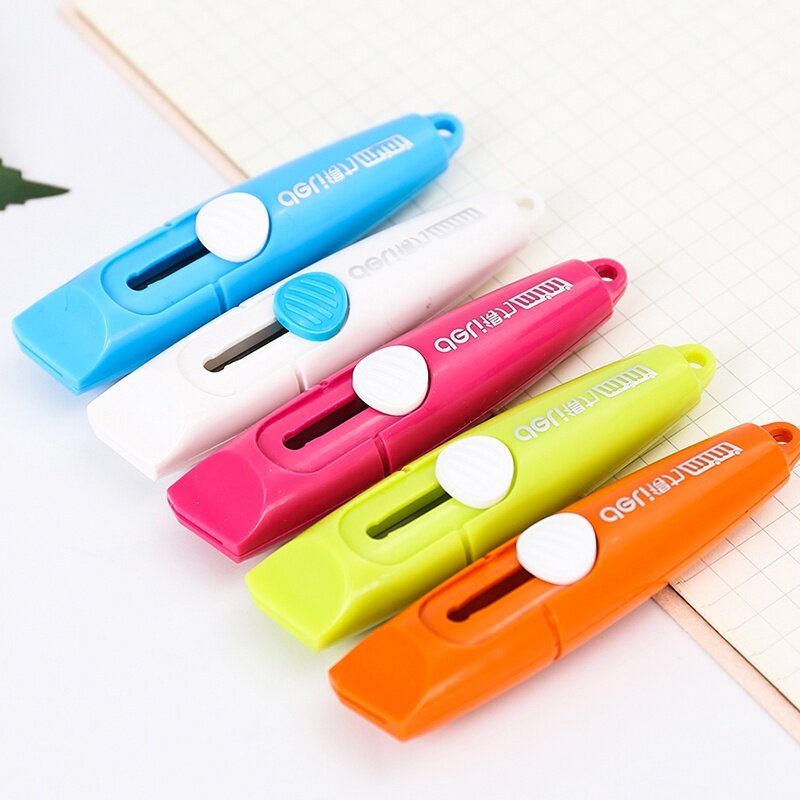 2Pcs/Lot Small Portable Carton Cutter Packaging Opener Office Paper Knife School Supplies Stationery