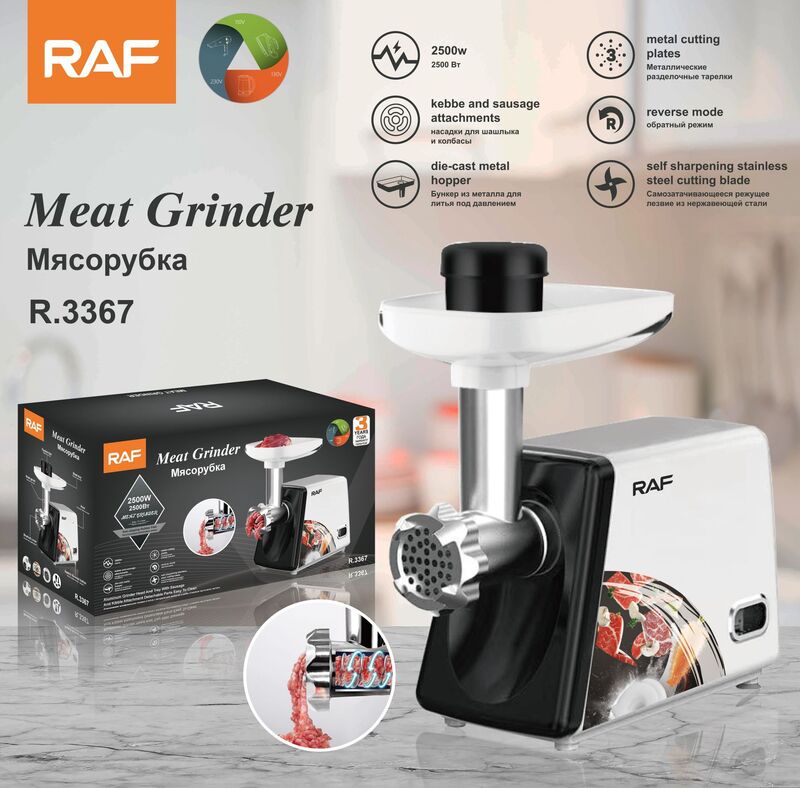 2500W Stainless Steel 10L Capacity Electric Chopper Meat Grinder Mincer Food Processor Slicer meat grinder meat grinder
