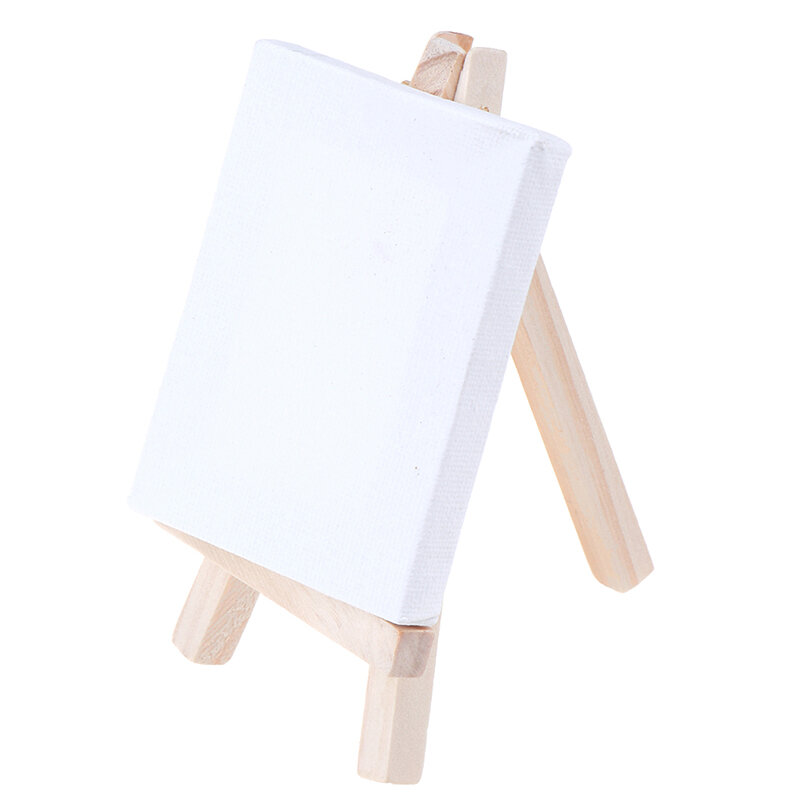 Mini cavalletto per pittura a treppiede per artisti in legno per pittura fotografica cornice per espositore per cartoline Cute Desk Decor