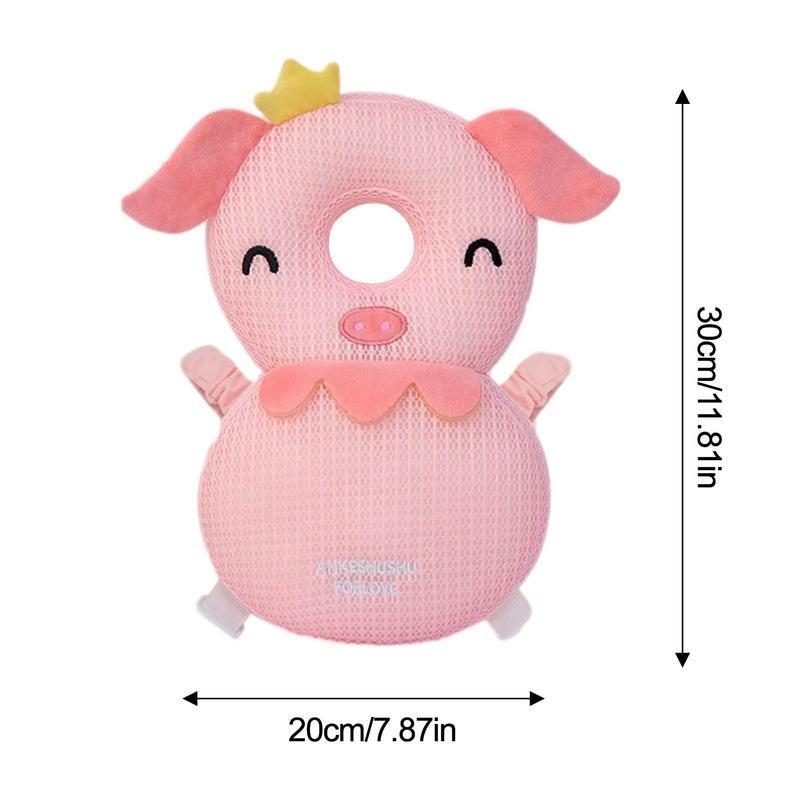 Kids Walkers Head Protection Cute Animals Adjustable Backpack Little Kids Head Protection Safety Pad Soft And Comfortable Safety
